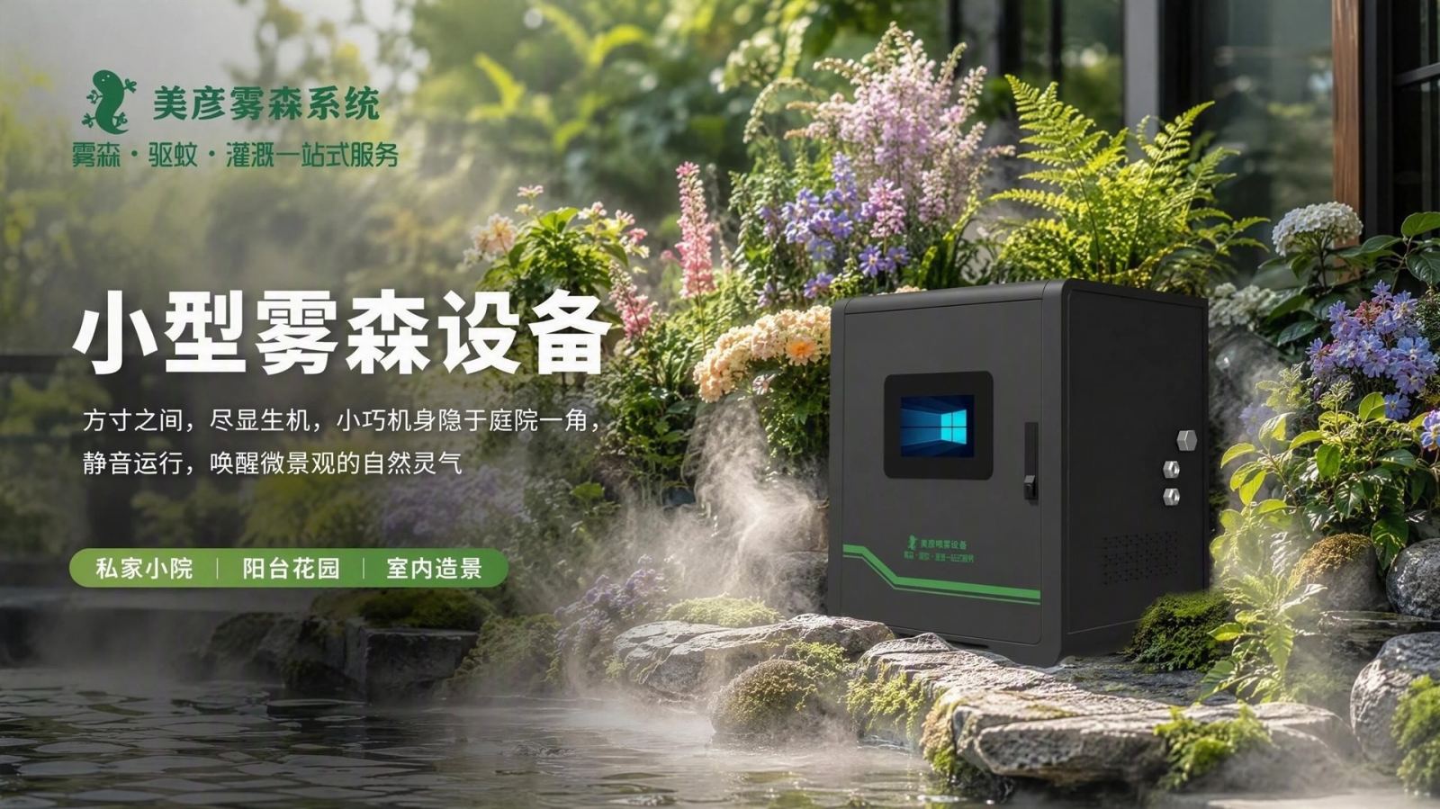 天津南开花园庭院驱蚊系统